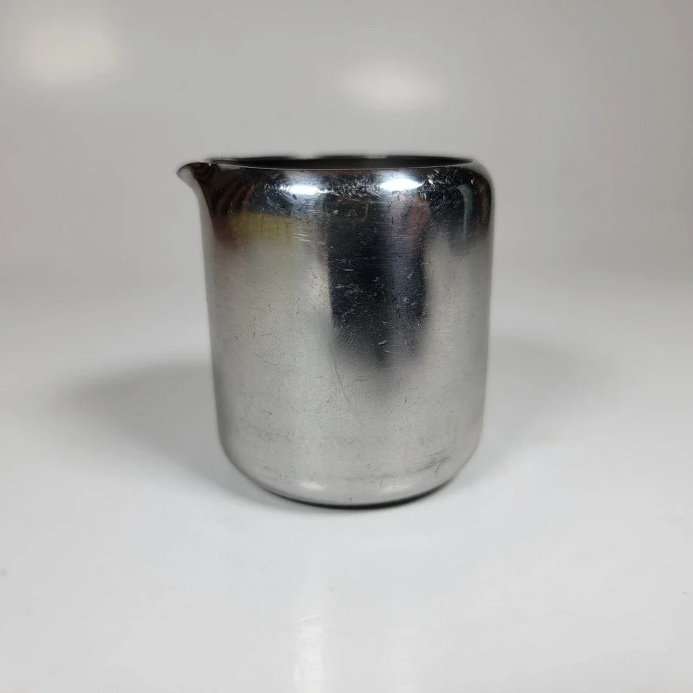 Gemco Mini Restaurant Individual Creamer Vintage Japan stainless steel G5004